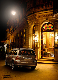 Mercedes GL Hotel Kuba CGI